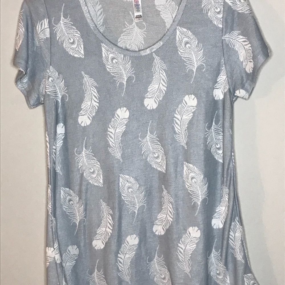 Peacock Feather Classic T by LulaRoe